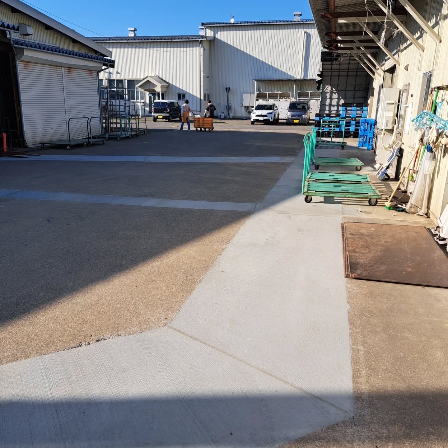 きのこ工場 動線